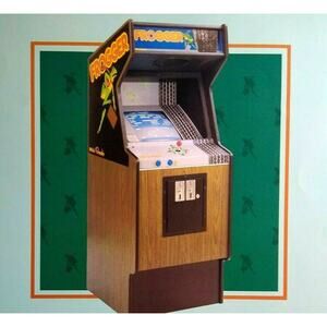Frogger Arcade Flyer Original 1981 Video Retro Classic Game Artwork Gremlin